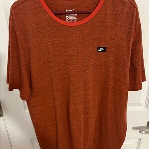 Nike Men's Burnt Orange Short Sleeve Tee